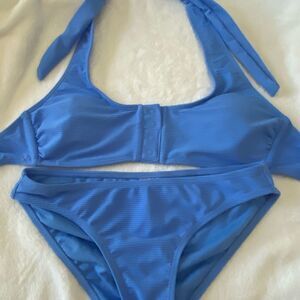 No Boundaries Blue Bikini Set
